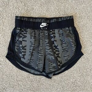 Nike Air Striped Black and Gray Shorts, women’s running shorts